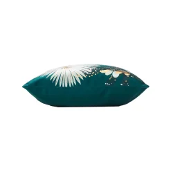 Housse de coussin 40 x 40 cm Feuilles de prusseor vert