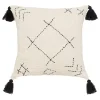 Housse de coussin Atelier en coton 40x40cm beige - Atmosphera
