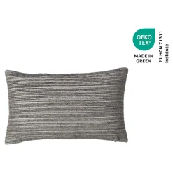 Housse de coussin chenille Tman gris l.50 x H.30cm GoodHome