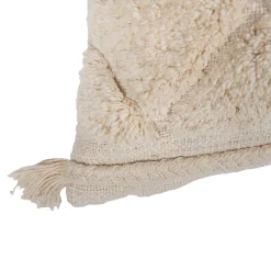 Housse de coussin coton tufté Manille imprimé bohème beige 50 x 30 cm GoodHome