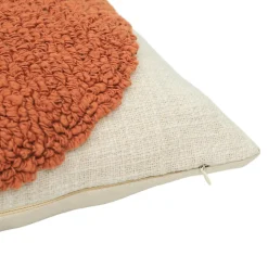 Housse de coussin coton tufté Tageu imprimé géométrique multicouleurs l.50 x H.30 GoodHome