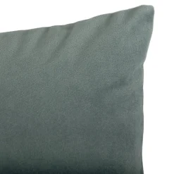 Housse de coussin effet velours Valgreta vert clair l.50 x H.30cm GoodHome