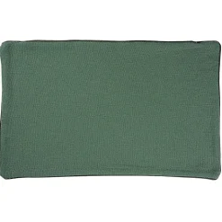 Housse de coussin en coton et chanvre (30x50 cm - Vert)