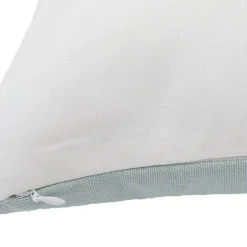 Housse de coussin en coton Corton imprimé géométrique bleu 50 x 30 cm GoodHome