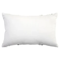 Housse de coussin en coton Sirsa imprimé bohème noir et blanc l.50 x H.30 GoodHome