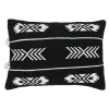 Housse de coussin en coton Rahat imprimé géométrique noir et blanc l.60 x H.40cm GoodHome