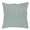 Housse de coussin en coton Jalna bleu celadon L.45 x l.45cm GoodHome