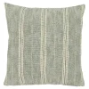 Housse de coussin en coton Deesa jacquard vert kaki clair l.45 x H.45cm GoodHome