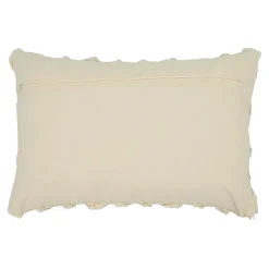 Housse de coussin en coton tufté Teply beige et doré l.50 x H.30cm GoodHome