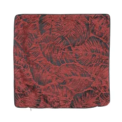 Housse de coussin esprit jungle tropicale (40x40 cm - Orange)