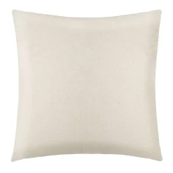 Housse de coussin Feuilles - coton et chenille - vert - 40x40 cm - Atmosphera
