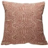 Housse de coussin imprimé ethnique rouge et blanc L.45 x l.45cm Deko & Co