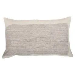 Housse de coussin jacquard effet tweed Vilna beige l.50 x H.30 GoodHome