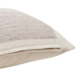 Housse de coussin jacquard effet tweed Vilna beige l.50 x H.30 GoodHome