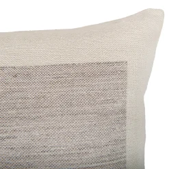 Housse de coussin jacquard effet tweed Vilna beige l.50 x H.30 GoodHome