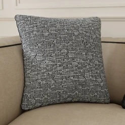 Housse de coussin Jind gris anthracite l.45 x H.45cm GoodHome