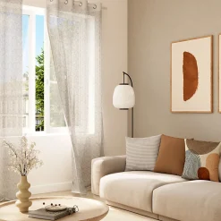 Housse de coussin Makati Terracotta l.45 x H.45cm GoodHome