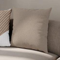 Housse de coussin Makati beige l.45 x H.45cm GoodHome