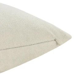 Housse de coussin Makati blanc cassé l.45 x H.45cm GoodHome