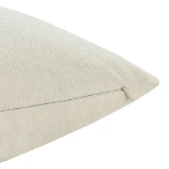 Housse de coussin Makati blanc cassé l.45 x H.45cm GoodHome