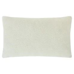 Housse de coussin Noida imprimé géométrique blanc cassé, terracotta l.50 x H.30cm GoodHome
