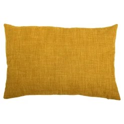 Housse de coussin Novan jaune l.60 x H.40cm GoodHome