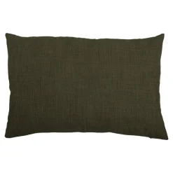 Housse de coussin Novan kaki l.60 x H.40cm GoodHome