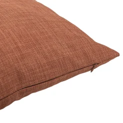 Housse de coussin Novan terracotta l.60 x H.40cm GoodHome