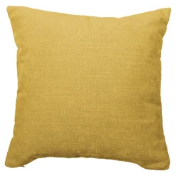 Housse de coussin Pahea jaune l.45 x H.45cm GoodHome
