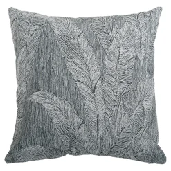 Housse de coussin Patan feuillage vert l.45 x H.45cm GoodHome