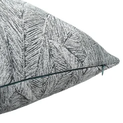 Housse de coussin Patan feuillage vert l.45 x H.45cm GoodHome
