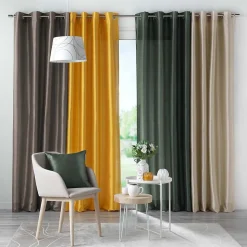 Housse de coussin Polyester Collection Shantung Uni Shana
