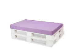Housse de coussin pour palette de dimensions 120x80x10cm housse de coussin protection avec fermeture éclair taie d'oreiller purple