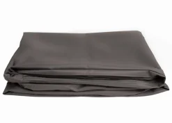 Housse de coussin pour palette de dimensions 120x40x10cm housse de coussin avec fermeture éclair taie d'oreiller anthracite