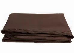 Housse de coussin pour palette de dimensions 120x80x10cm housse de coussin protection avec fermeture éclair taie d'oreiller marron