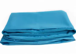 Housse de coussin pour palette de dimensions 120x60x10cm housse de coussin avec fermeture éclair taie d'oreiller bleu
