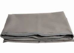 Housse de coussin pour palette de dimensions 120x40x10cm housse de coussin avec fermeture éclair taie d'oreiller gris