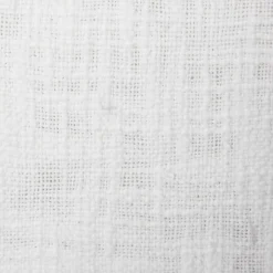 Housse de coussin Slub - coton - blanc - 40x40 cm - Atmosphera