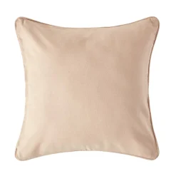 Housse de coussin uni beige, 45 x 45 cm - HOMESCAPES