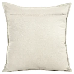 Housse de coussin uni beige L.45 x l.45cm