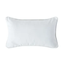 Housse de coussin uni blanc cassé, 30 x 50 cm - HOMESCAPES