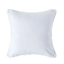 Housse de coussin uni blanc cassé, 30 x 30 cm - HOMESCAPES