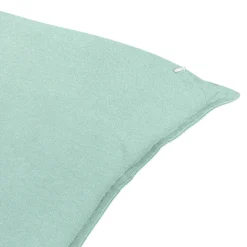 Housse de coussin uni bleu céladon L.45 x l.45cm