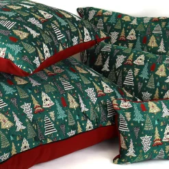 Housse de coussin 45x45 cm CELEBRATION Vert Epicea