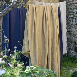 Housse de coussin 40x60 cm coton collection PAROS marron houblon