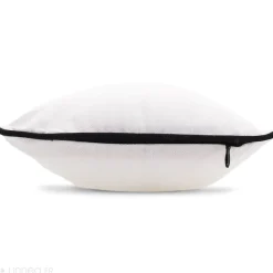 Housse de coussin 20x20 cm MONTSEGUR Blanc