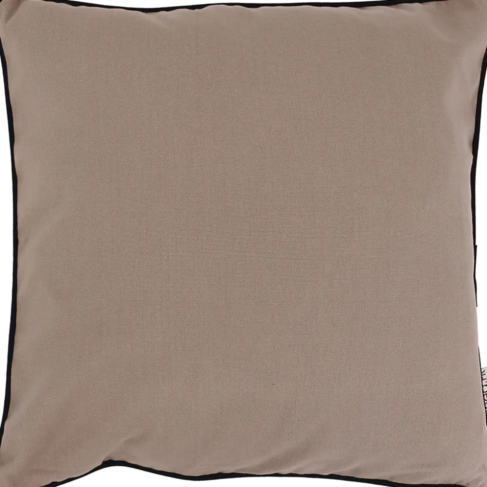 Housse de coussin 45x45 cm MONTSEGUR marron Tourterelle