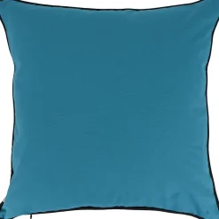 Housse de coussin 50x50 cm MONTSEGUR bleu Prusse