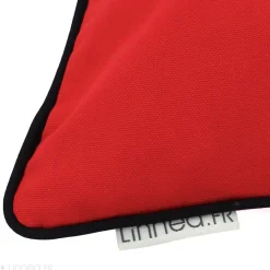 Housse de coussin 20x20 cm MONTSEGUR rouge Tomate
