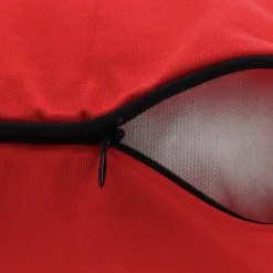 Housse de coussin 20x20 cm MONTSEGUR rouge Tomate